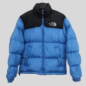 THE NORTH FACE🔥 700 BLUE PUFFER JACKET NUPTSE